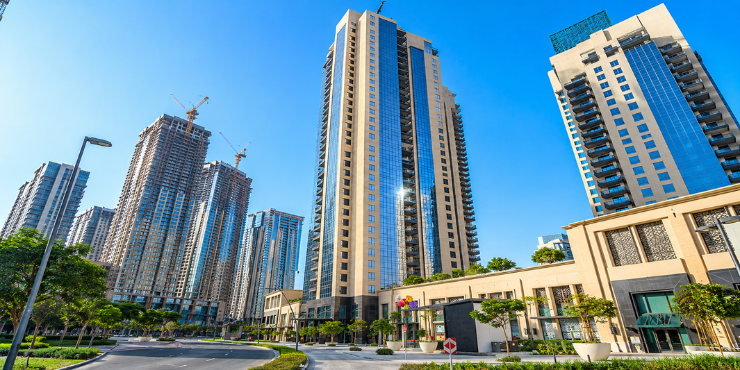 منصة دبي كريك ريزيدنس نورث