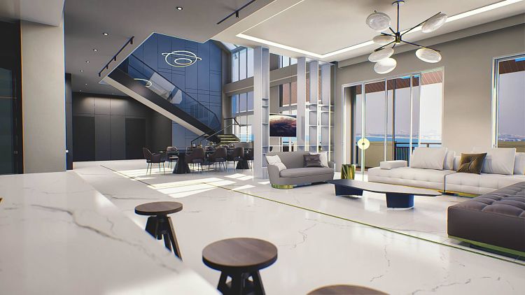 Anantara Residences - Living Room & Dining