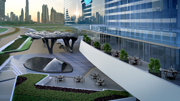 The Opus Residence - Landscaping The Opus Residence | Luxury Apartments in Business Bay