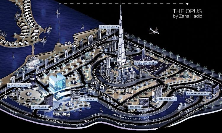 The Opus Residence - Location Map The Opus Residence | Luxury Apartments in Business Bay