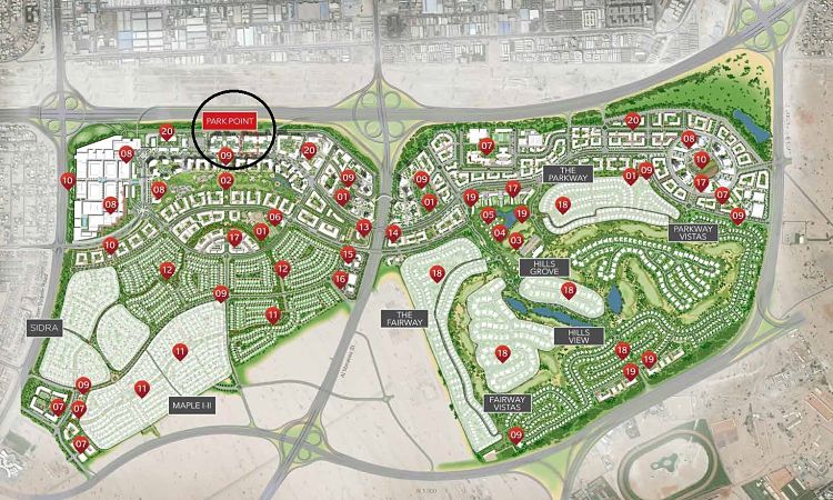 Park Point Apartments - Prime Location Park Point Apartments in Dubai Hills Estate| Emaar Properties