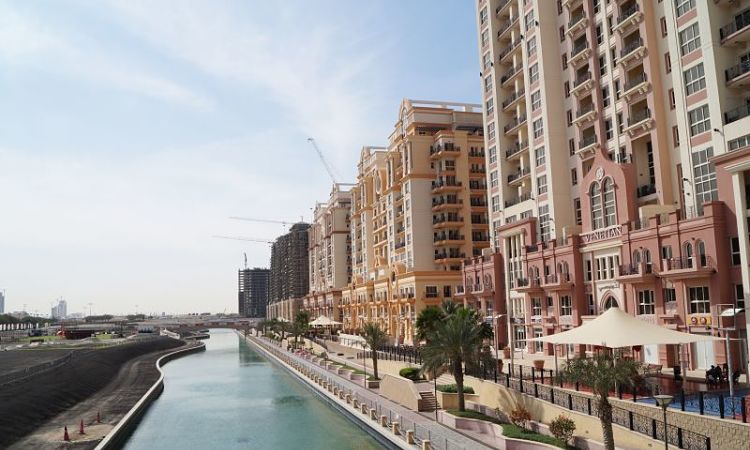 Canal Residence West is a residential development by Dubai Sports City