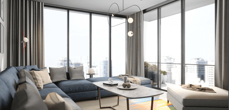 Areej Apartments by Arada | Premium Residences in Aljada, Sharjah with amazing and spaious living room