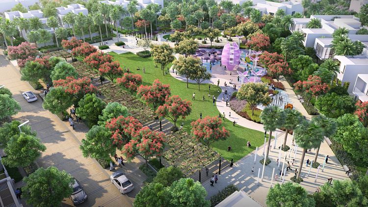 Al Lilac Townhouses Phase 4 in Al Zahia | Modern Homes in Sharjah