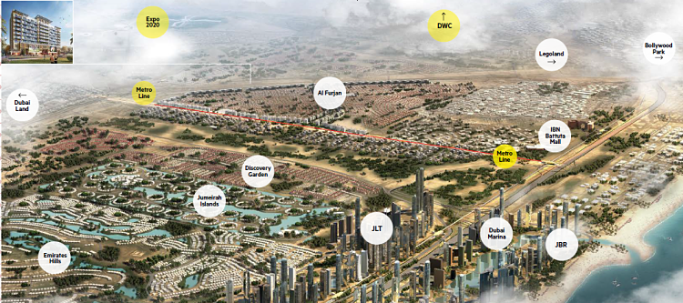 Roy Mediterranean Serviced Apartments in Al Furjan | Azizi Developments