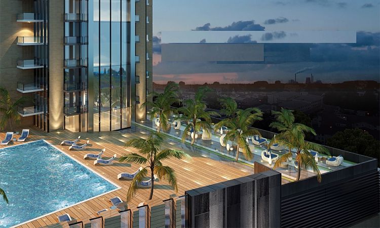 The Square Apartments Swimming Pool