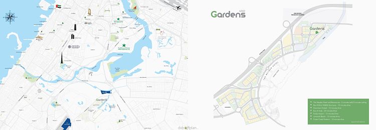 Azizi Graden - Location Map