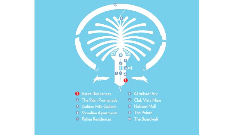 Azure Residences - Location Map