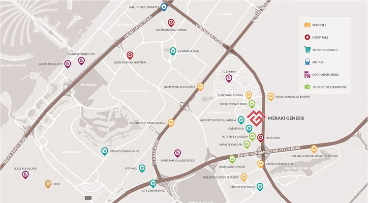 Genesis Residential Apartments in Arjan| A project of Meraki Group