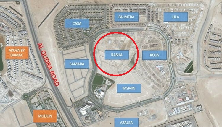 Rasha Villas - Location Map