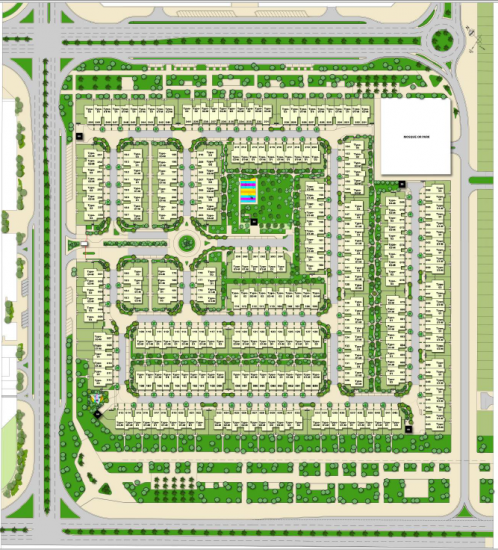 SAMA Townhouses in Town Square Dubai | NSHAMA Developers