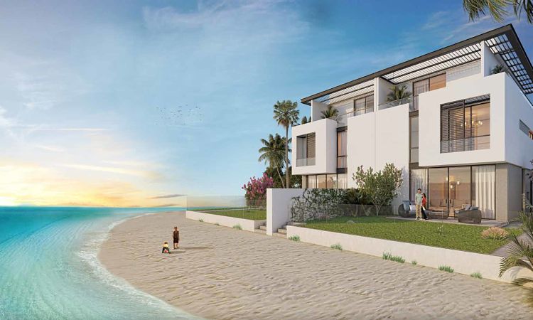 Sea Villas by Ajmal Makan is a residential community offering 3BR & 4BR attached villas in Sharjah Waterfront City with premium amenities.