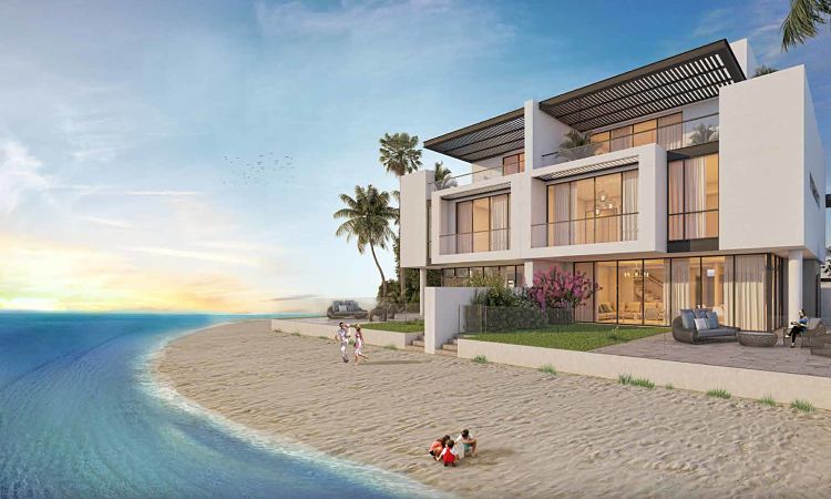 Sea Villas by Ajmal Makan is a residential community offering 3BR & 4BR attached villas in Sharjah Waterfront City with premium amenities.