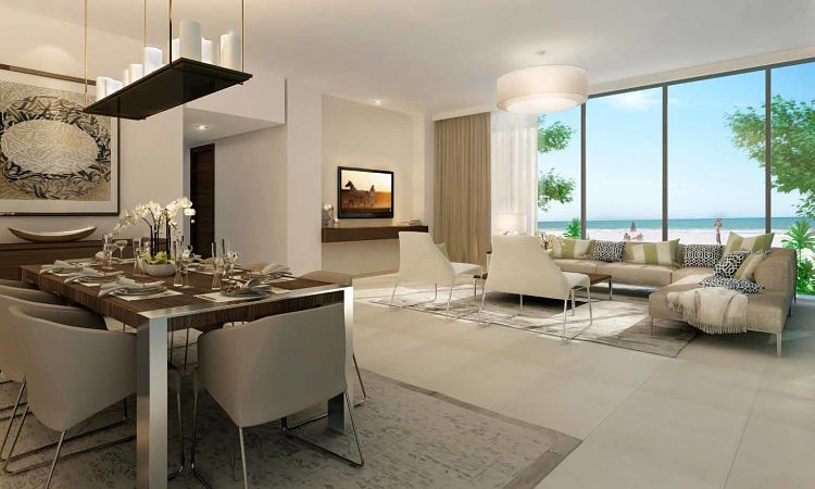 Sea Villas by Ajmal Makan is a residential community offering 3BR & 4BR attached villas in Sharjah Waterfront City with premium amenities.
