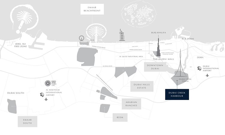 Breeze Creek Beach in Dubai Creek Harbour | Emaar Properties