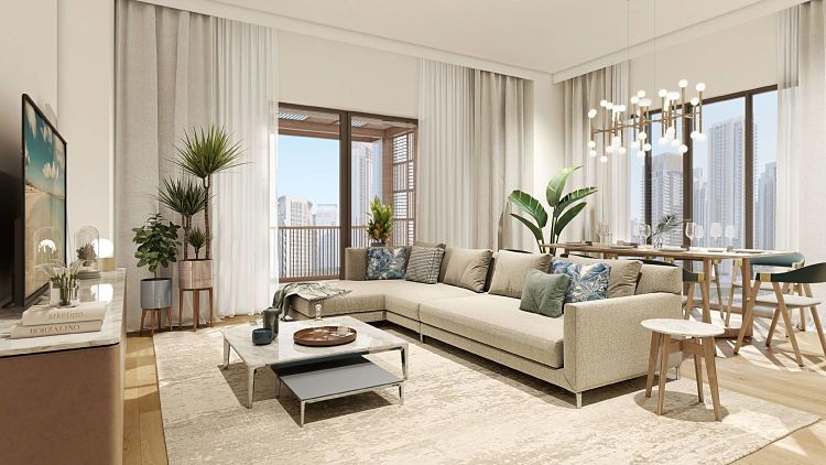 Sunset Creek Beach in Dubai Creek Harbour | Emaar Properties