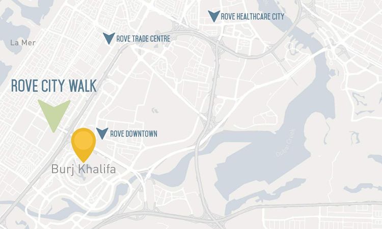 Rove Hotel Apartments in City Walk | Emaar Properties