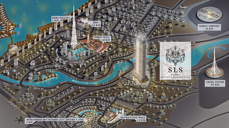 SLS Dubai Hotel & Residences in Downtown Dubai | WOW Real Estate Development