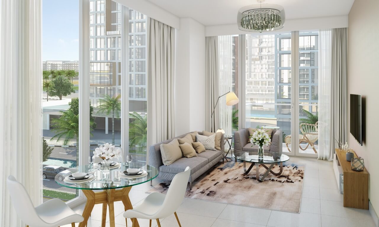 Azizi Riviera - Lavish Living Room