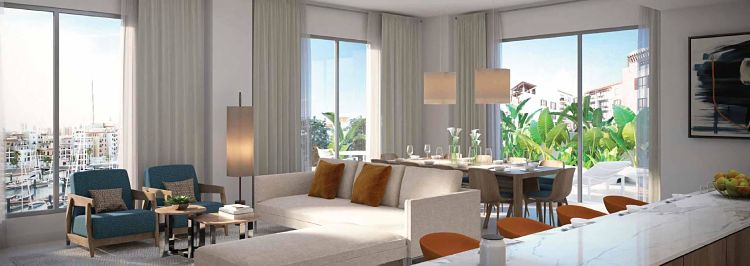 La Voile Apartments - Stylish Living Room