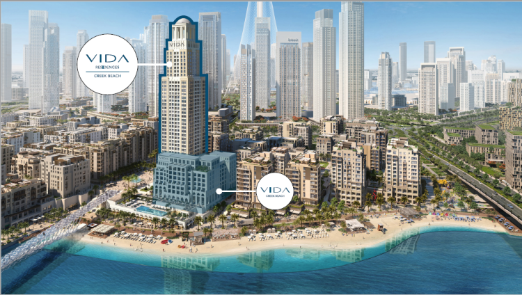 Vida Residences Creek Beach at Dubai Creek Harbour | Emaar Properties