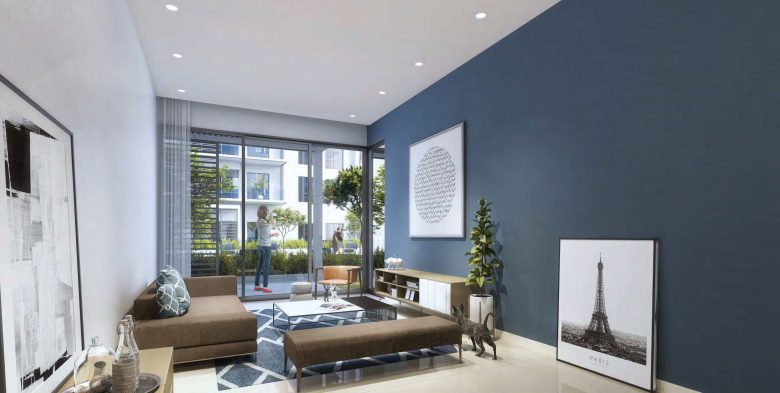 Juman Two Apartments located at Al Mouj Muscat | Living Room 