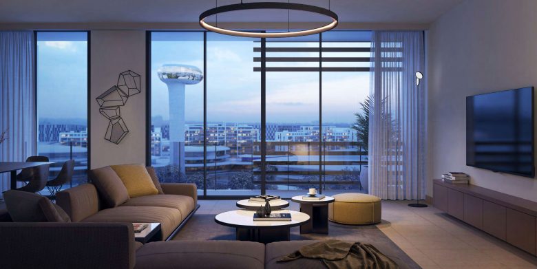 Al Jada MISK 4 Apartments Living Room