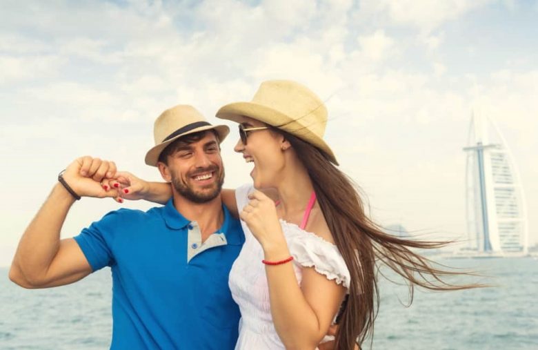 Happy Couple in Dubai; the UAE wants everybody to be happy