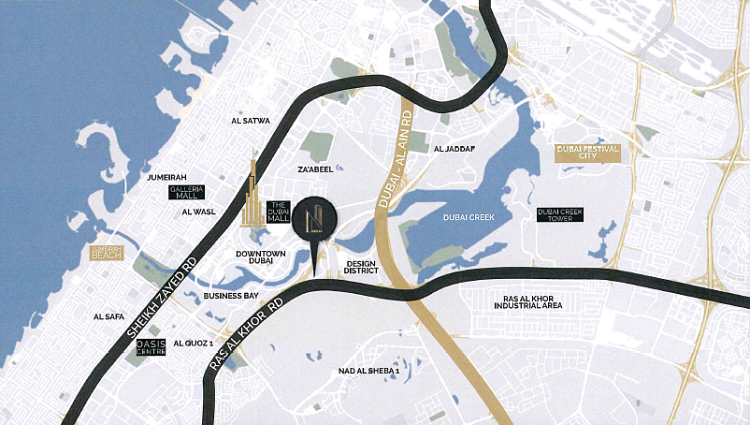 Nobles Tower - Location Map
