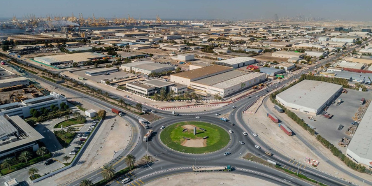 قطعة أرض صناعية بنظام حق الانتفاع للبيع في المنطقة الصناعية بجبل علي
