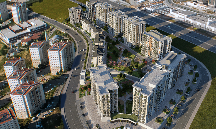 Avrasya Apartments In Basaksehir - Exterior View