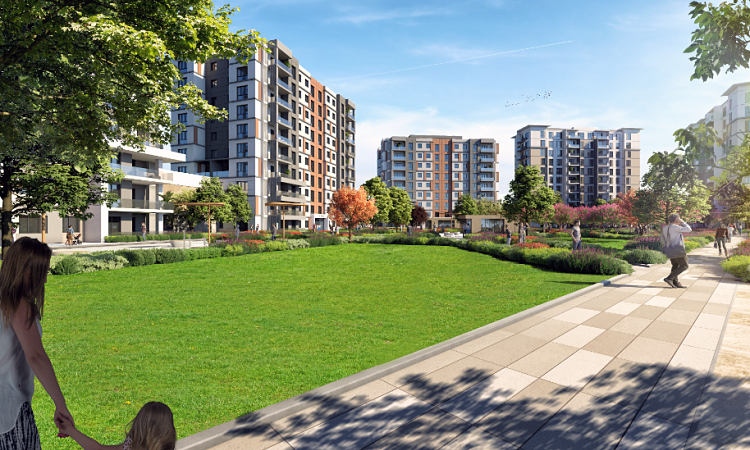 Avrasya Apartments In Basaksehir - Open Spaces