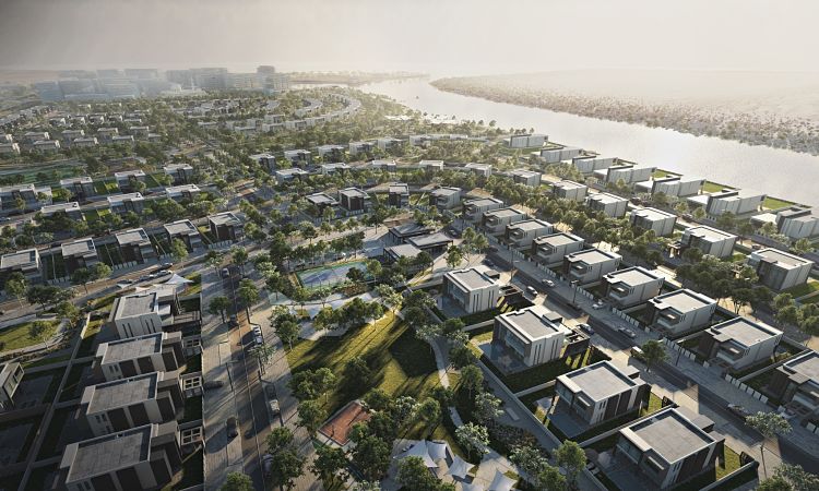 Lea at Yas Island - Landscape Aerial