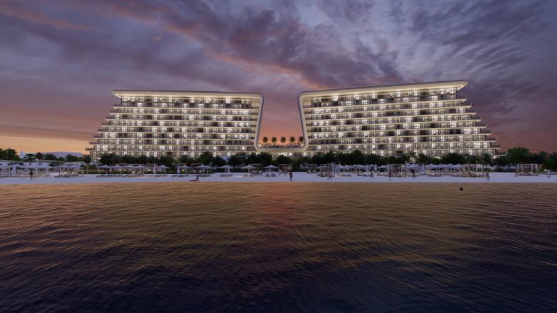 Yas Beach Residences - Luxury Exterior Front View