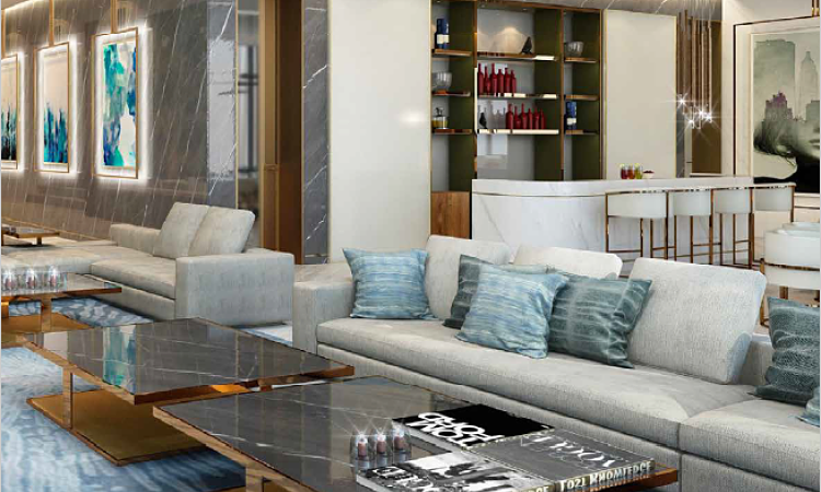 Amna Tower - Living Room