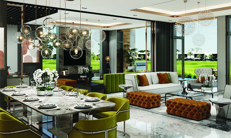 Melrose Villas By Damac - Living Room