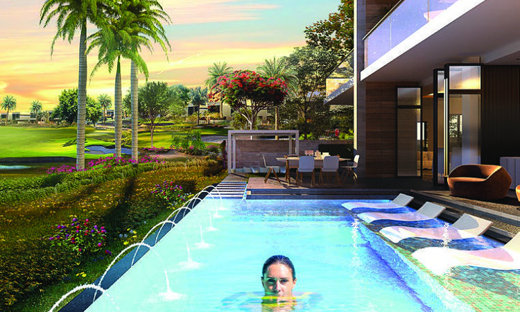 Melrose Villas By Damac - Pool Area
