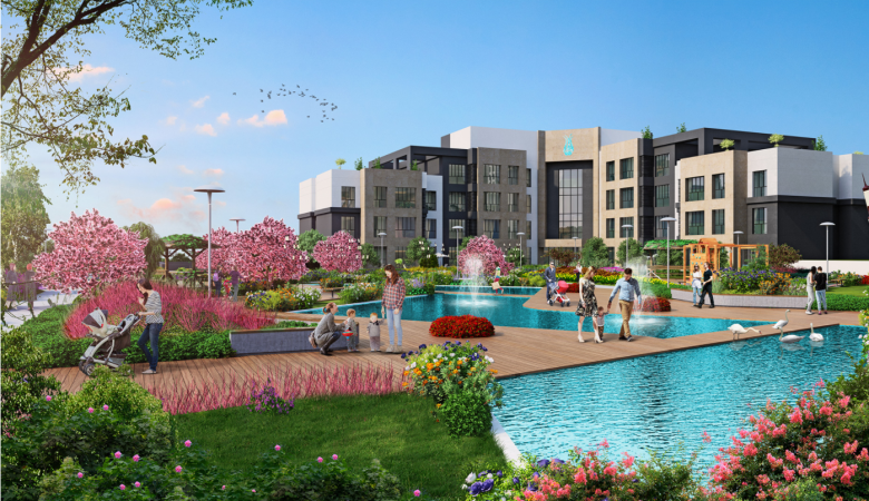 Ebruli Apartments In Ispartakule - Pool Area