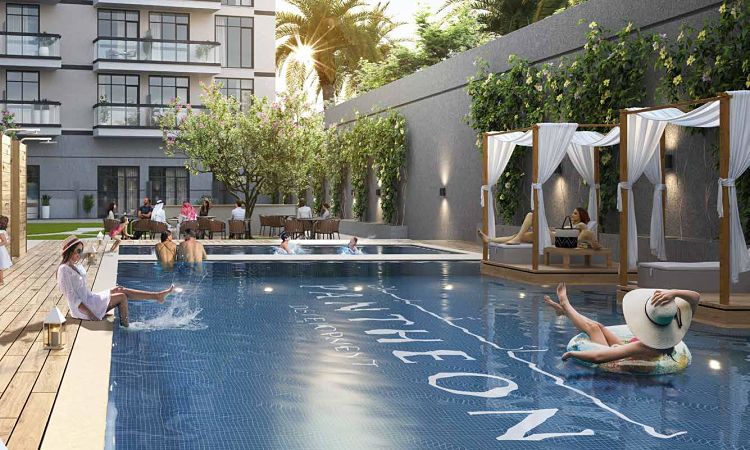 Pantheon Elysee 2 Apartments - Pool Area