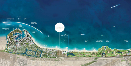 Golf Beach Residences at Shatti District