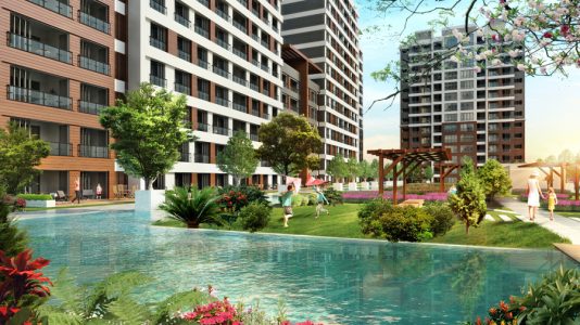 Tual Bahcekent Apartments in Başakşehir