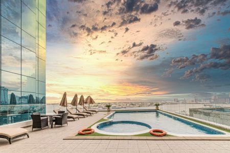 OASIS Tower 1 & 2 Apartments in Ajman downtown, UAE