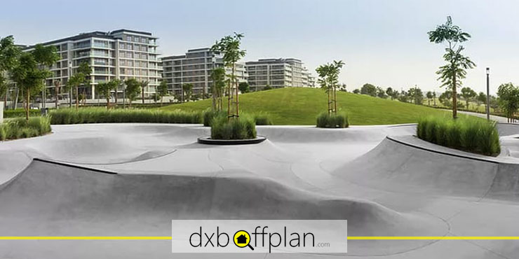Damac Hills Skatepark, one of the top skateparks in Dubai
