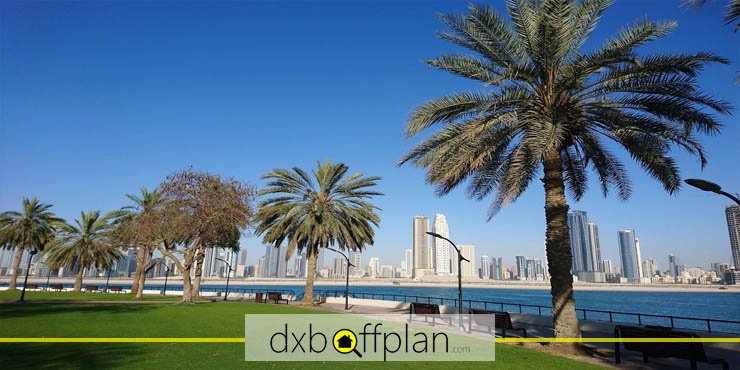 Mamzar Beach in Al Nahda