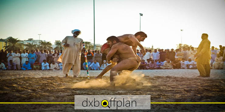 کشتی پهلوانی، یکی از بهترین تفریحات رایگان دبی