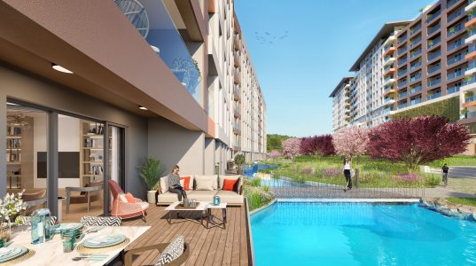 SurYapi Cevher Apartments in Umraniye, Istanbul