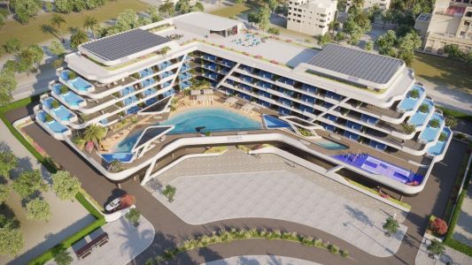 Mykonos Apartments at Dubai Studio City