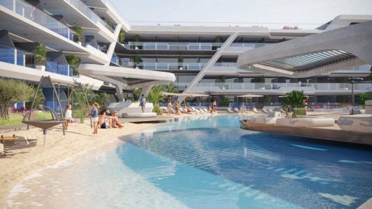 Mykonos Apartments at Dubai Studio City
