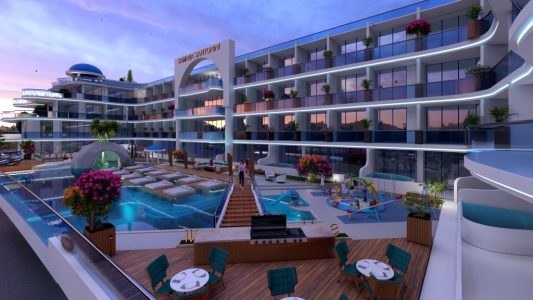 Santorini Apartments by Samana Developers at Dubai Studio City