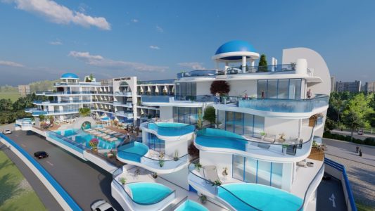 Santorini Apartments by Samana Developers at Dubai Studio City